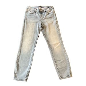 Tommy Hilfiger Jeans Womens Size 4 Greenwich Skinny Cropped Blue Denim 27x24